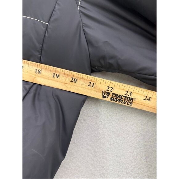 Cruel Girl Womens Black Zip Up Mock Neck Down Filled Puffer Jacket Size Medium - Picture 2 of 6